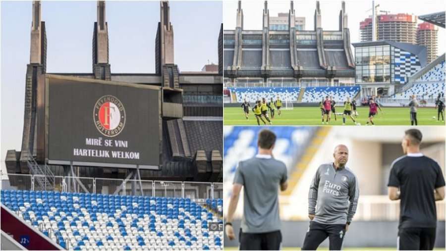 Feyenoord të kënaqur me mikpritjen në Prishtinë, fascinohen nga stadiumi “Fadil Vokrri”