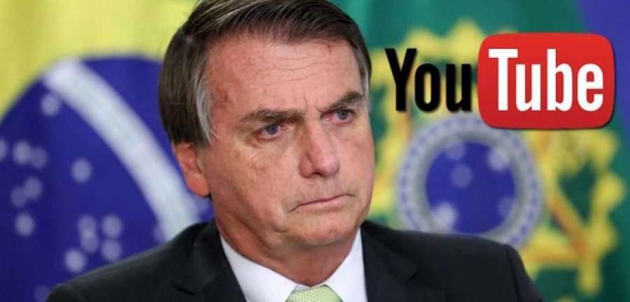YouTube heq video të presidentit Bolsonaro për shkak të dezinformimit për COVID-19