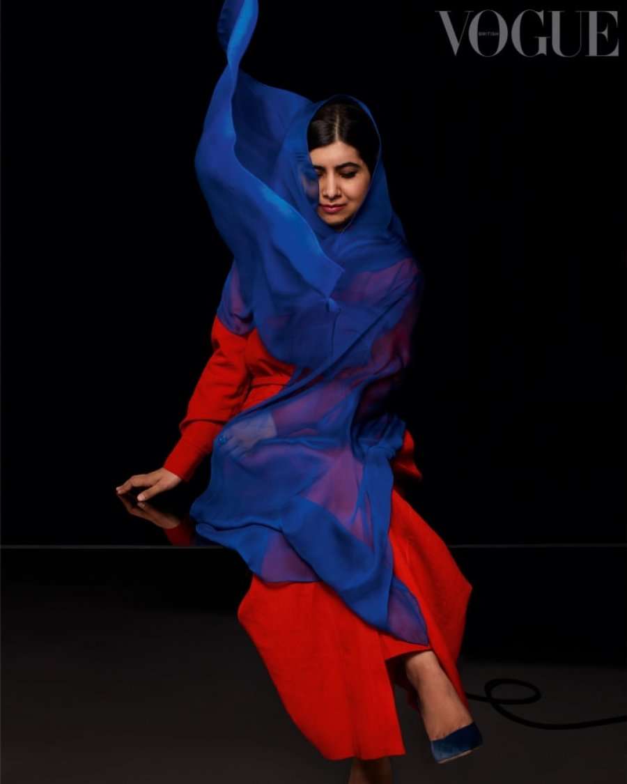 Me shami dhe plot vetëbesim, Malala është ylli i ri i kopertinës së Vogue