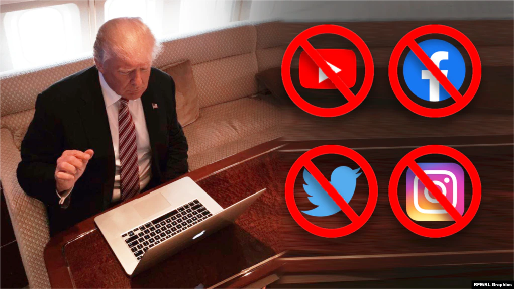 Facebook-u pezullon në afat dyvjeçar llogaritë e Trumpit