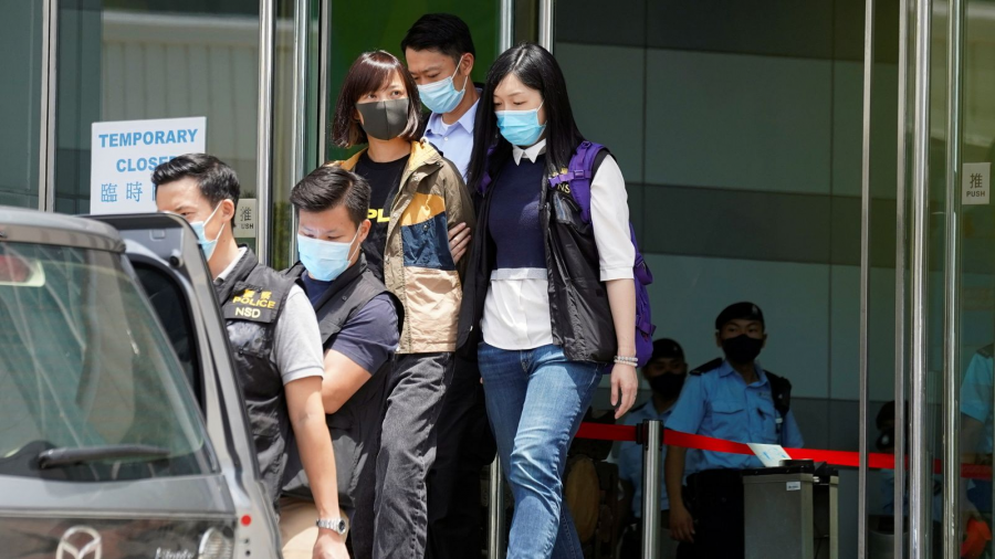 Policia në Hong Kong arreston pesë personat kryesorë të gazetës “Apple Daily”