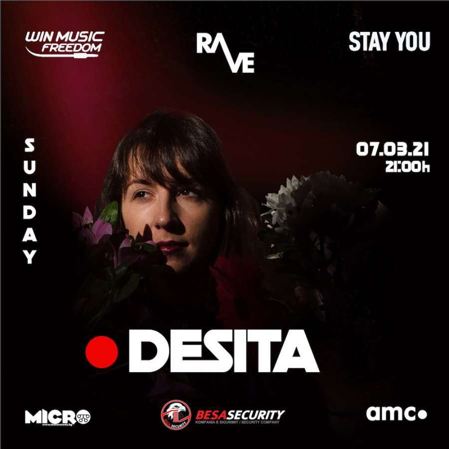 RAVE dhe WIN MUSIC FREEDOM nga ora 21:00 të dielen 7 Mars sjellin Artisten nga Bulgaria Desita