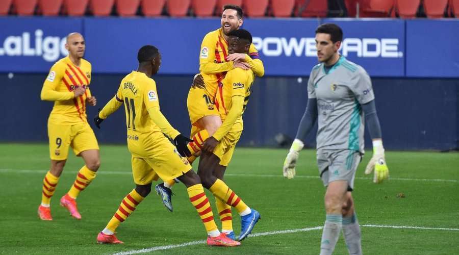 Pas fitores ndaj Osasunës, Barcelona regjistron një rekord të ri në La Liga