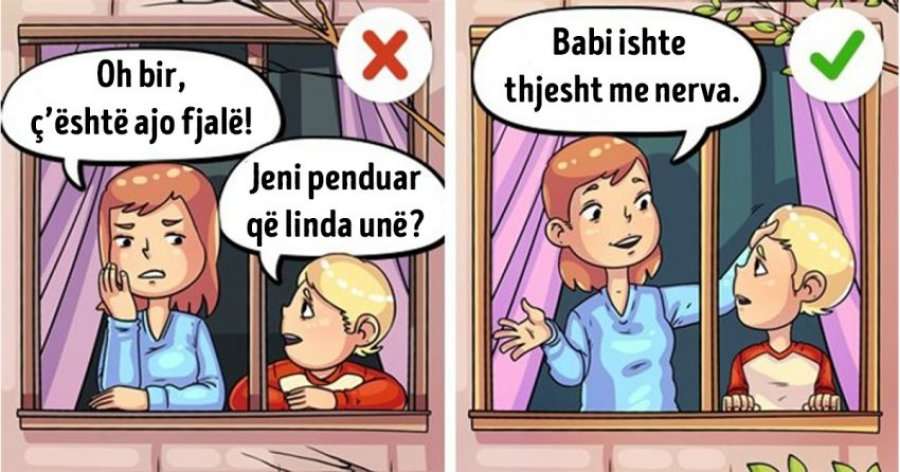 7 çështje familjare që nuk duhet t’ia tregoni fëmijës tuaj