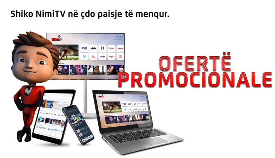 NIMI TV PËR DIASPORËN! SUPEROFERTA VAZHDON! 1 abonim, 3 paisje, 240 kanale shqip, mbi 2000 kanale nga e gjithë bota!