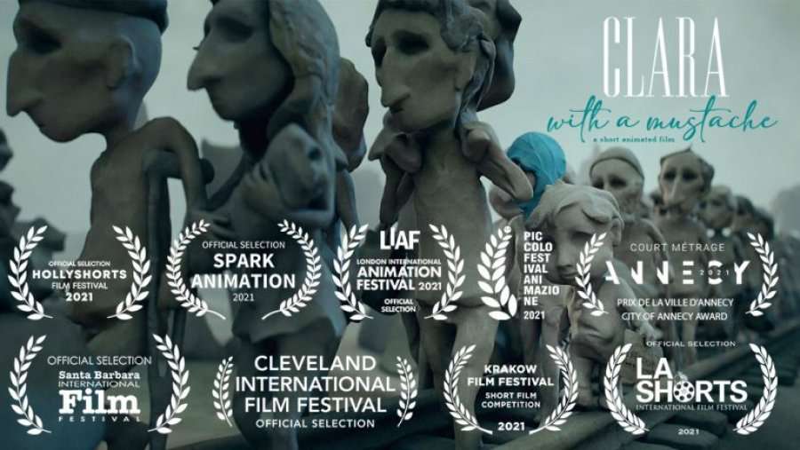 “Clara with a Mustache”, filmi i animuar kosovar që po lë gjurmë në festivalet ndërkombëtare të filmit