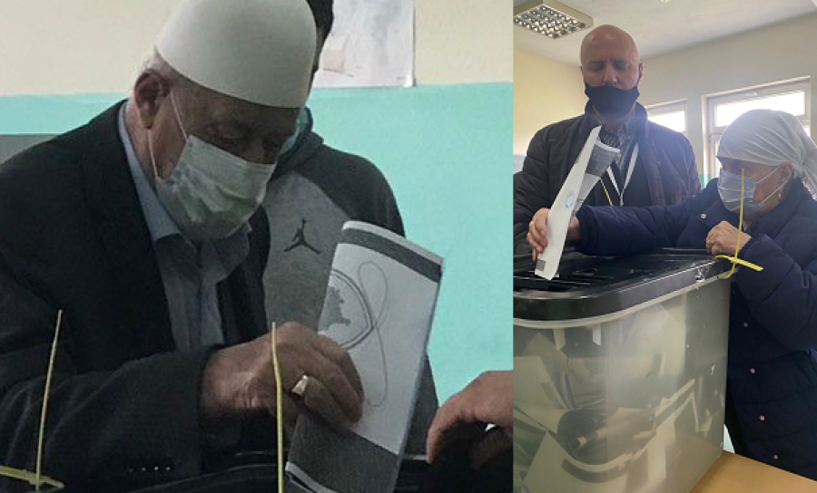 Babai dhe nëna e Hashim Thaçit votojnë në Burojë
