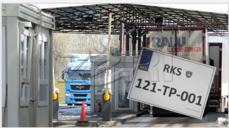 Nis zbatimi i vendimit të Qeverisë, automjeteve u vendosen targat e përkohshme RKS