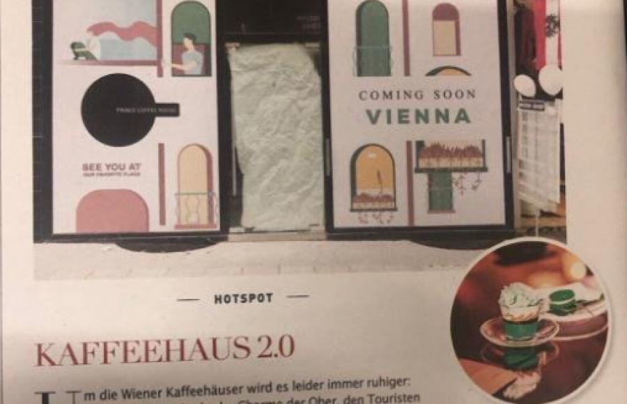 Mediat austriake shkruajnë për hapjen e Prince Coffee House në Vjenë