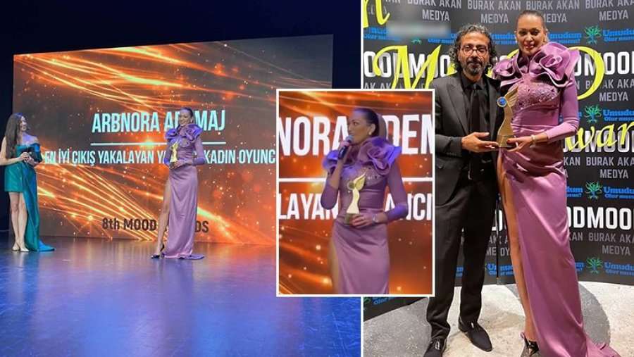Arbnora Ademaj shpërblehet me çmimin “Aktorja më e mirë e huaj” në festivalin prestigjioz, Mood Awards në Turqi