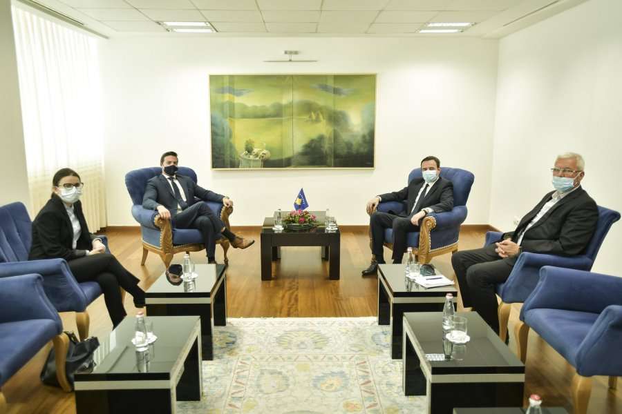 Kurti priti në takim përfaqësuesit e misionit vëzhgues të ENEMO-s