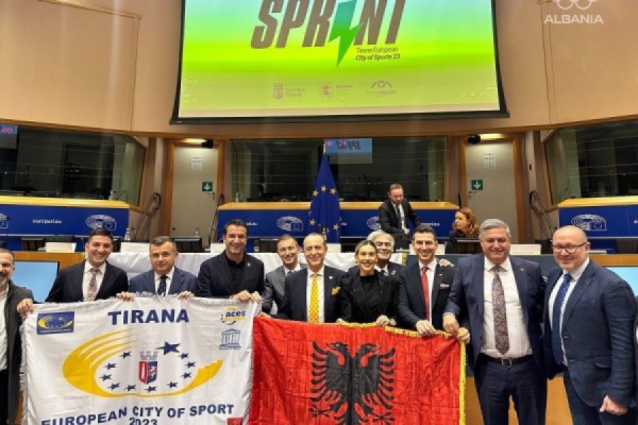 Tirana, qyteti evropian i sportit për vitin 2023