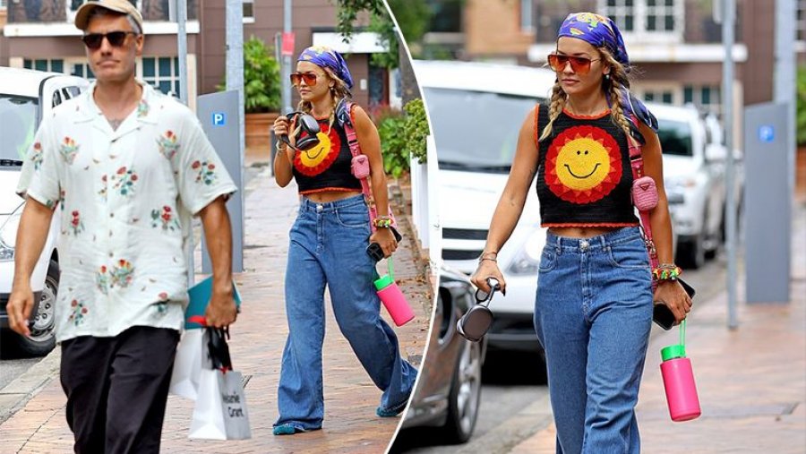 Rita Ora dhe i dashuri i saj marrin vëmendjen me veshjet e tyre rrugëve të Sydneyt