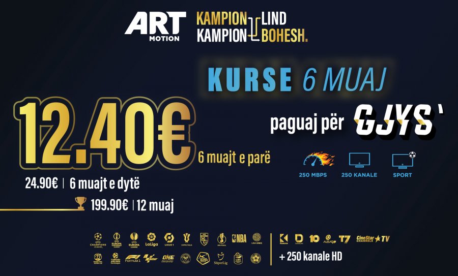 Ofertë befasuese në mes të Janarit nga Artmotion!