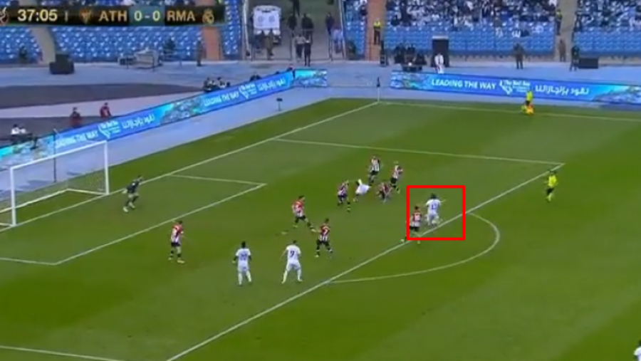 Mbyllet pjesa e pare: Real Madrid në epërsi ndaj Athletic Bilbaos