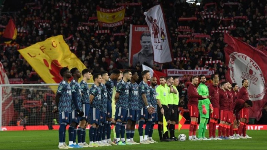 Arsenal – Liverpool, formacionet e mundshme të ndeshjes kthyese gjysmëfinale të EFL Cup