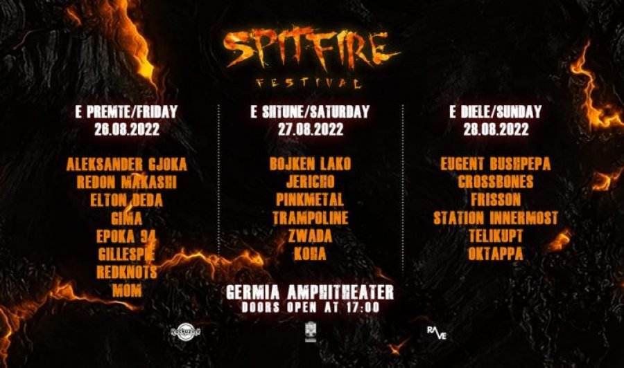 Në gusht do të mbahet festivali tradicional i rokut “Spitfire”