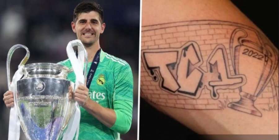 Courtois bën tatuazh me