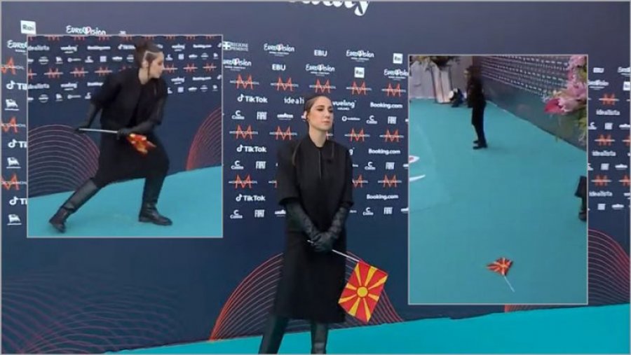 Përfaqësuesja e tyre në Eurovision hodhi flamurin në tokë, televizioni maqedonas paralajmëron tërheqjen nga gara