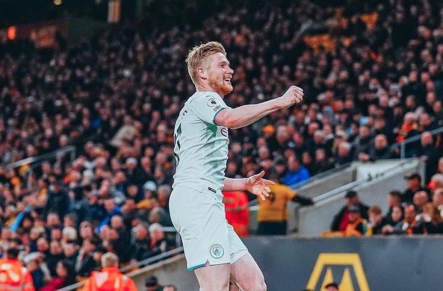 De Bruyne me paraqitje fantastike, City merr fitore të thellë në udhëtim te Wolvesi