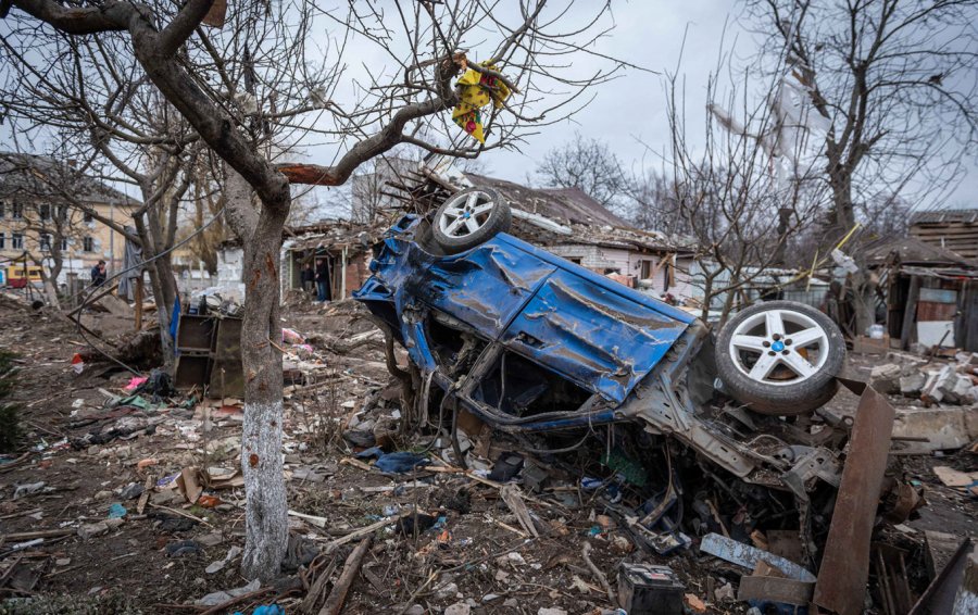 Tetë të vrarë nga sulmet ajrore në Ukrainën Veriore