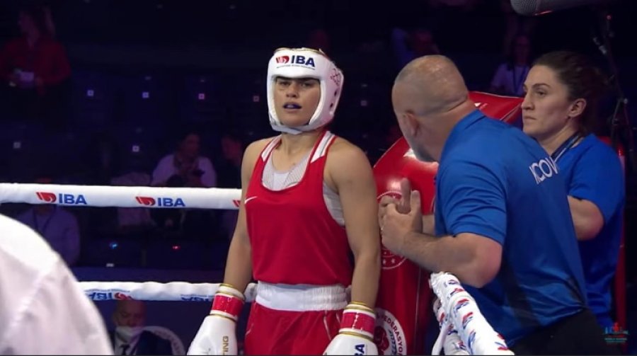 Donjeta Sadiku mposhtet në gjysmëfinale, siguron medaljen e bronztë në Kampionatin Botëror të Boksit