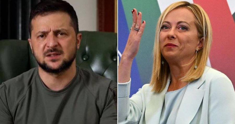 Vizita e parë e Melonit jashtë vendit si kryeministre, zyra e Zelenskyt i bën ftesë të shkojë në Kiev