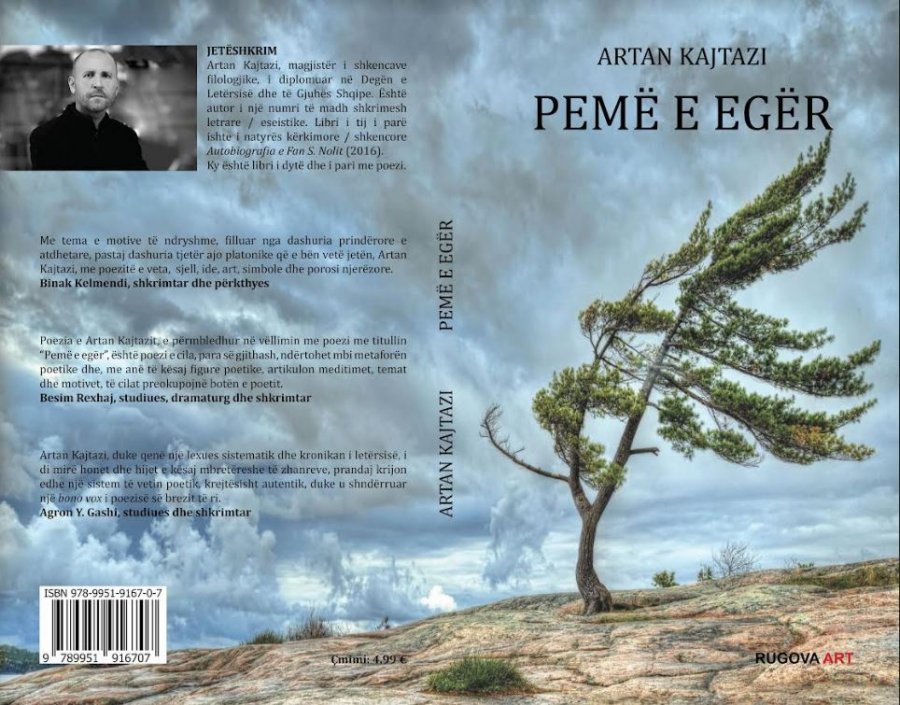 Artan Kajtazi boton librin më të ri poetik, “Pemë e egër”