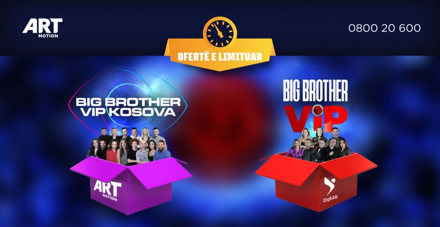 Bigbrother Vip Kosova dhe Bigbrother Vip Albania në Artmotion