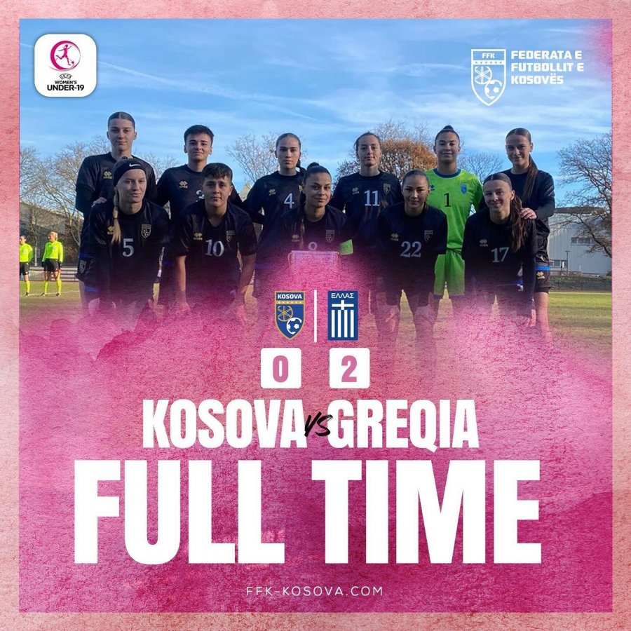 Vashat e Kosovës humbin nga Greqia