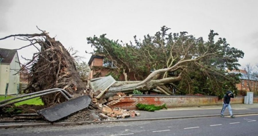 Britania e Madhe goditet nga stuhi e fuqishme, mijëra mbesin pa energji elektrike