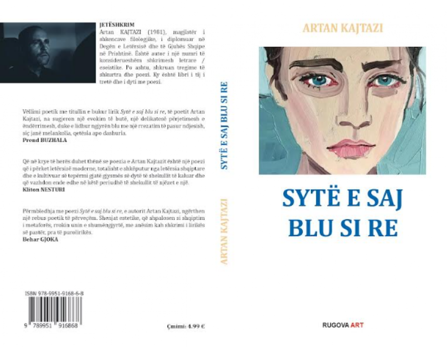 Artan Kajtazi boton librin më të ri poetik, “Sytë e saj blu si re”