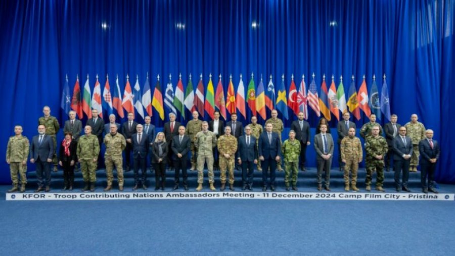 Mblidhen në Prishtinë ambasadorët dhe shefat e misioneve të vendeve aleate që kontribuojnë në KFOR, bisedojnë për sigurinë në Kosovë