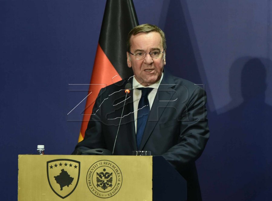 Ministri gjerman, Pistorius: Duam ta bëjmë të qartë se Kosova ka mbështetje ushtarake