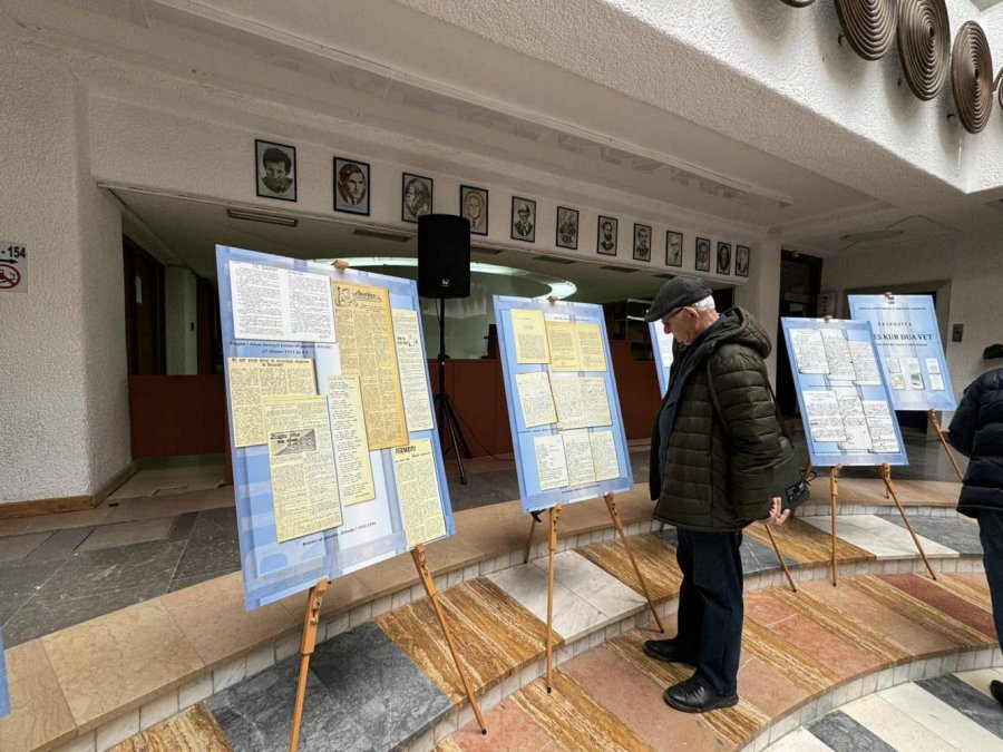 Hapet ekspozita me dokumentet arkivore “Adem Demaçi: Vdes kur dua vetë”