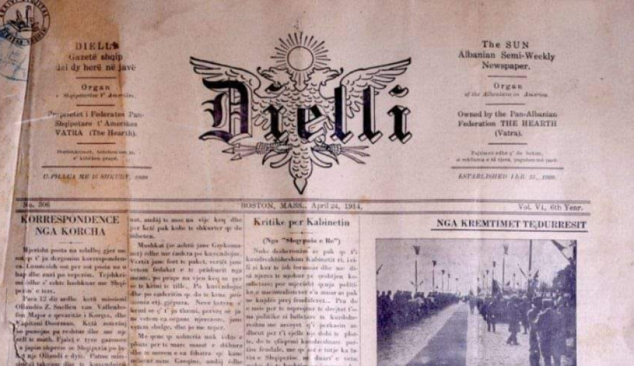 Përvjetori i 115-të i gazetës “Dielli”, nga Rilindja Kombëtare e deri më sot