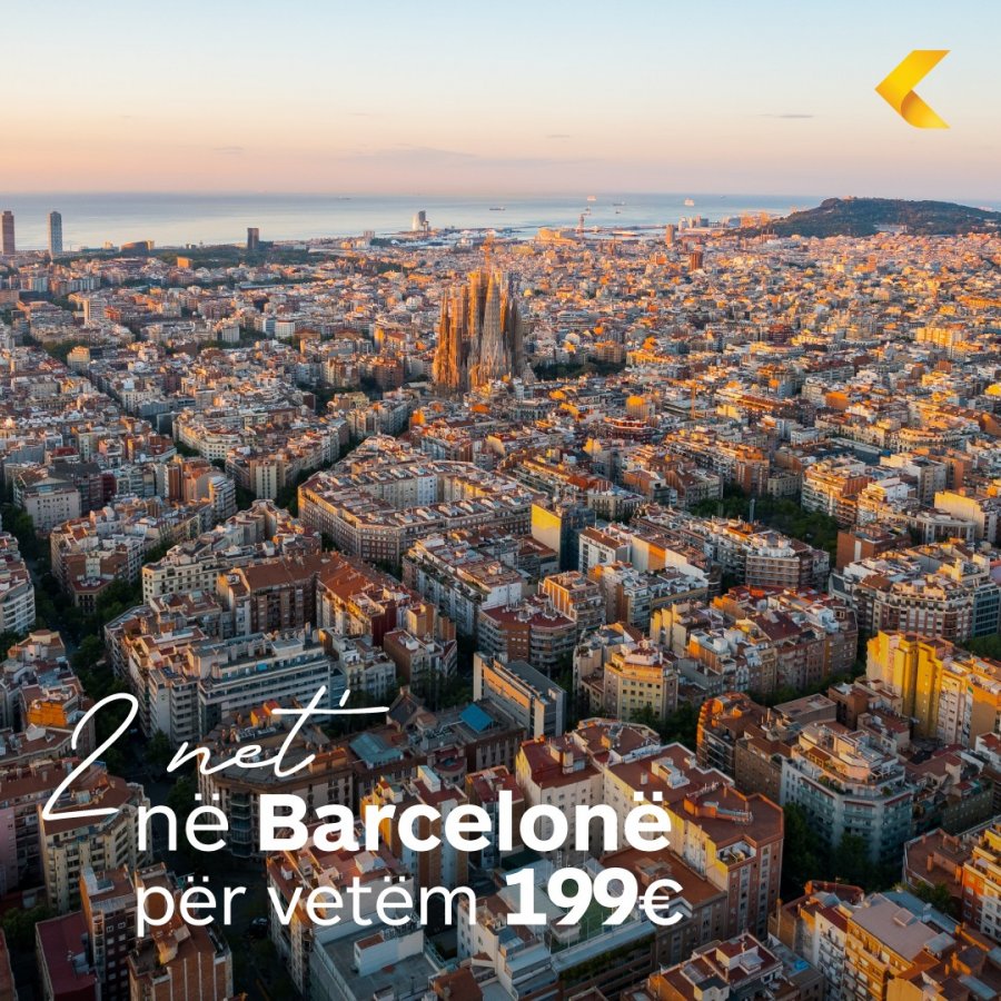 Me pasaportë të Kosovë në Barcelonë, Eurokoha sjell ofertën prej 199 euro
