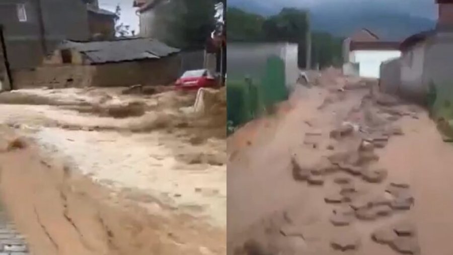 Vërshime në Opojë, gjendje alarmante në disa fshatra [video]