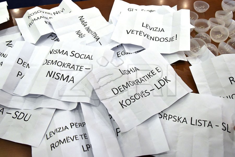 KQZ-ja nesër hedh shortin për renditjen e partive në fletëvotim