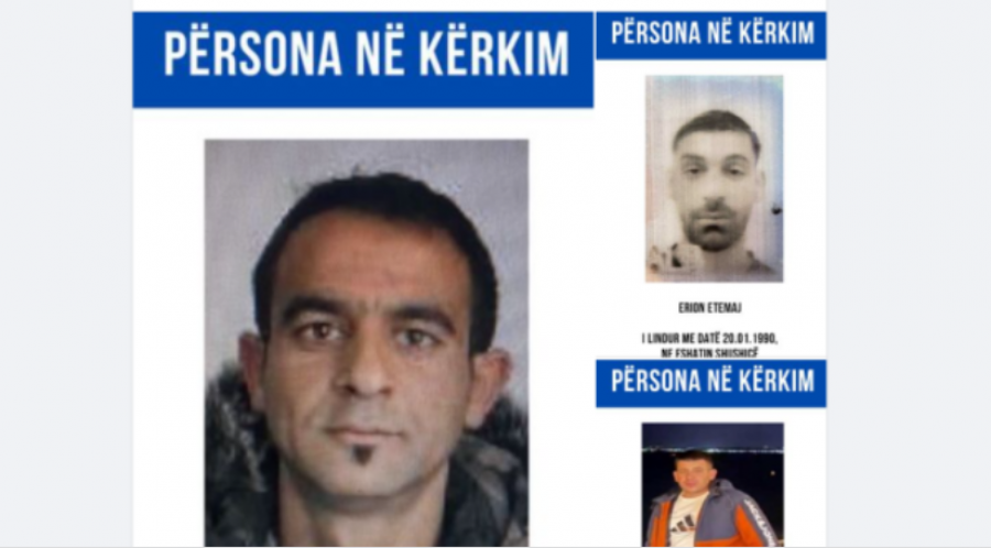 Policia e Kosovës shpall në kërkim tre shtetas të Shqipërisë