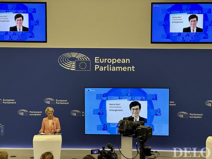 Von der Leyen zgjedh sllovenen Marta Kos komisionare të Zgjerimit