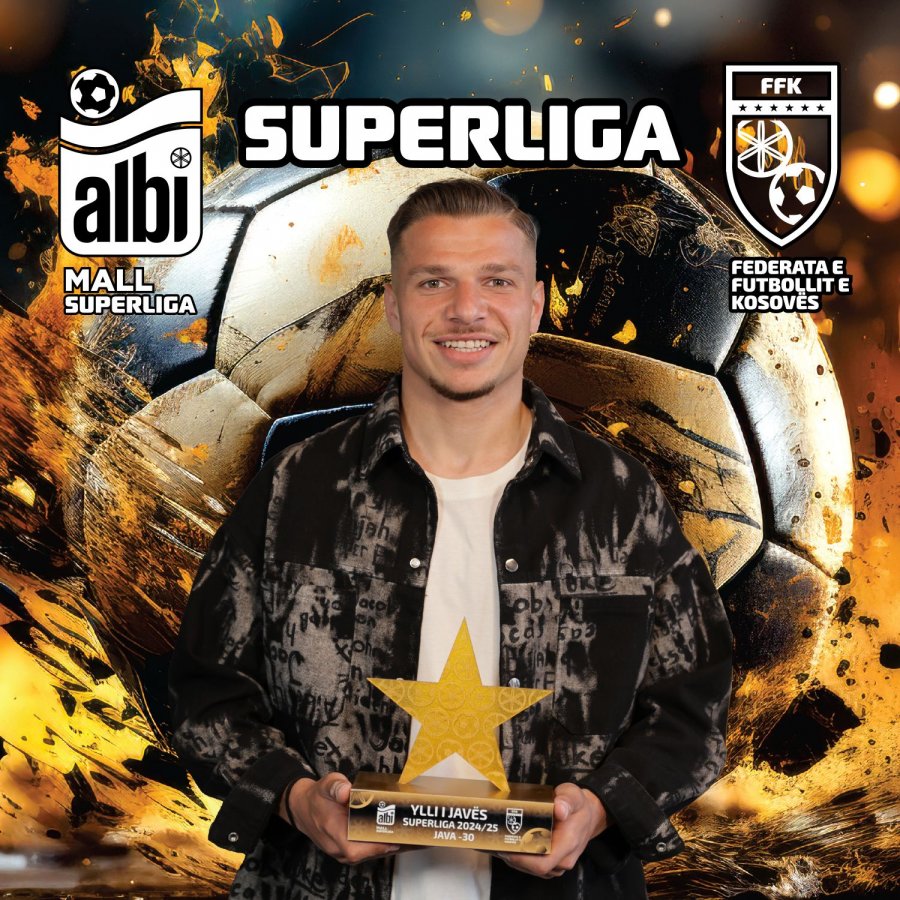 Elvir Gashijani shpallet “Ylli i Javës” në Superligë