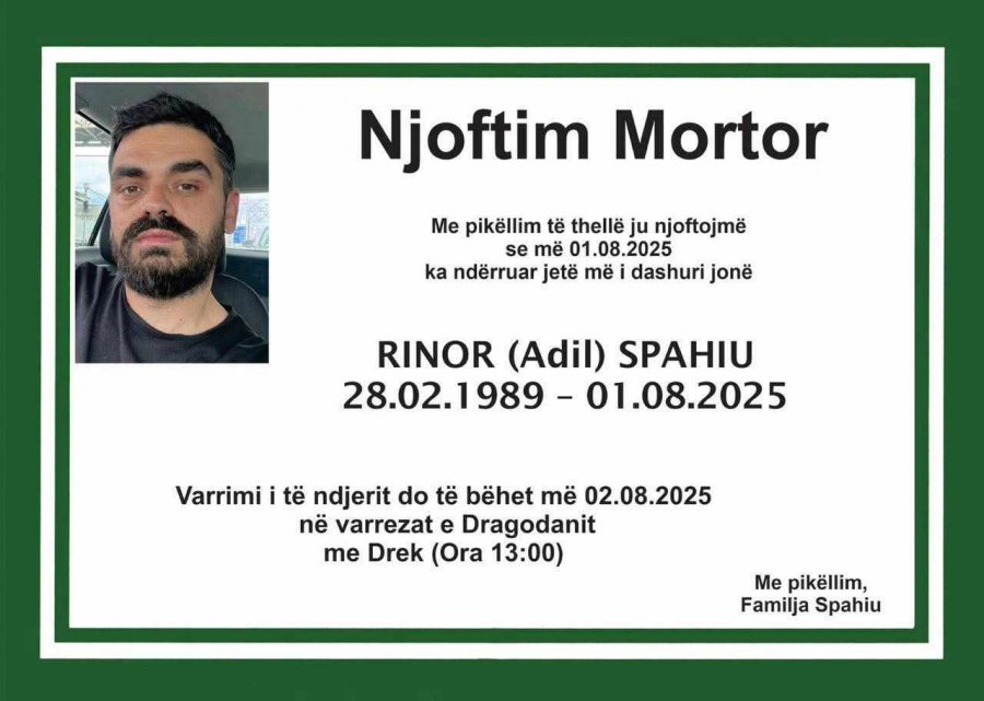 Sot varroset motoçiklisti që mbeti i vdekur dje në Prishtinë