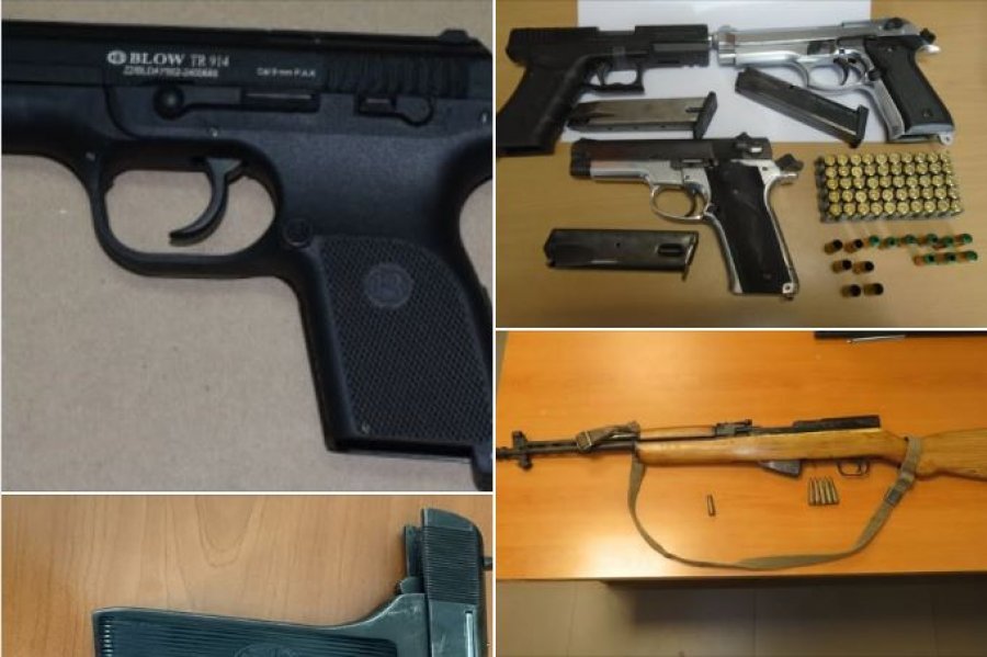 Javën e kaluar në Prishtinë u sekuestruan 16 armë zjarri