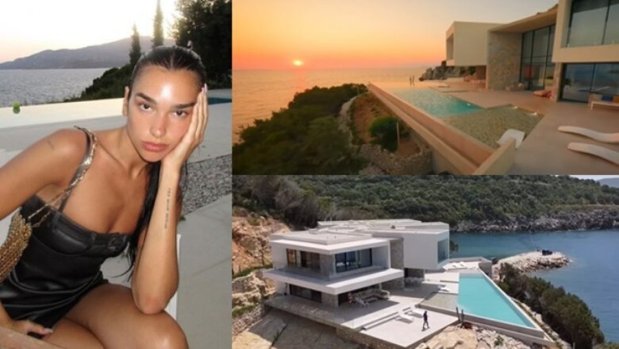 Brenda vilës luksoze në Ksamil ku po i bënë pushimet Dua Lipa