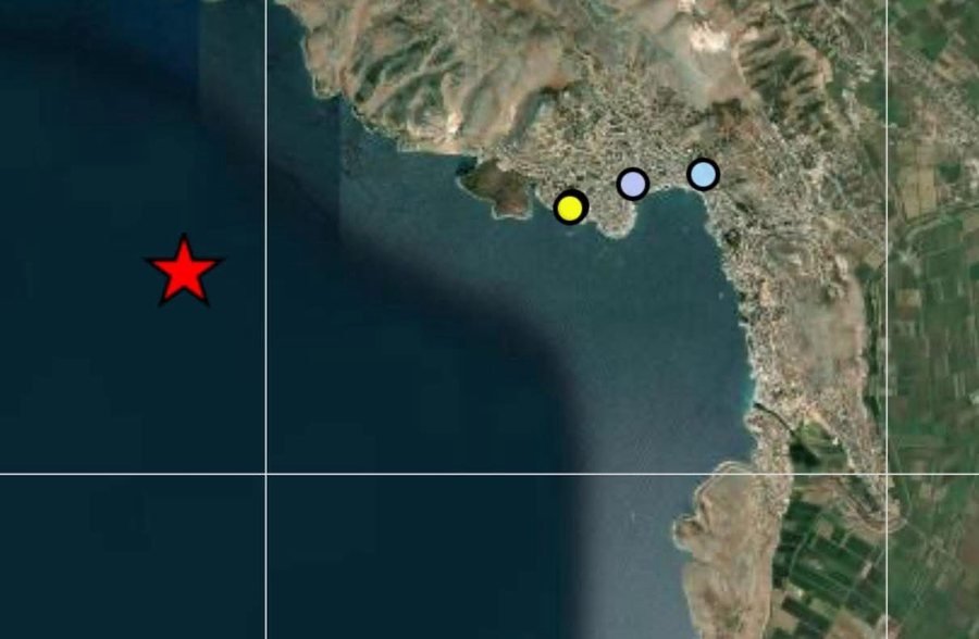 Tërmet në Sarandë