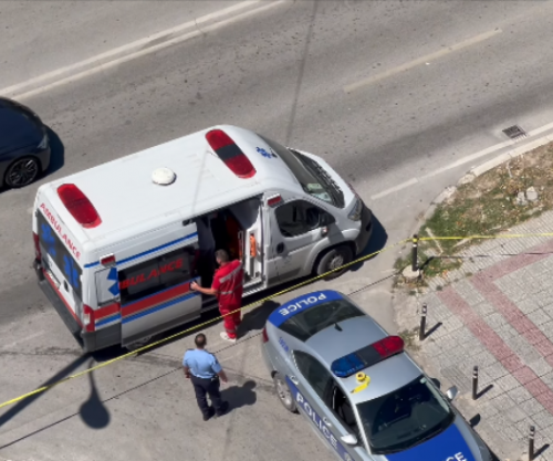 Pamje nga vendi ku ndodhi vrasja e dyfishtë në Gjilan