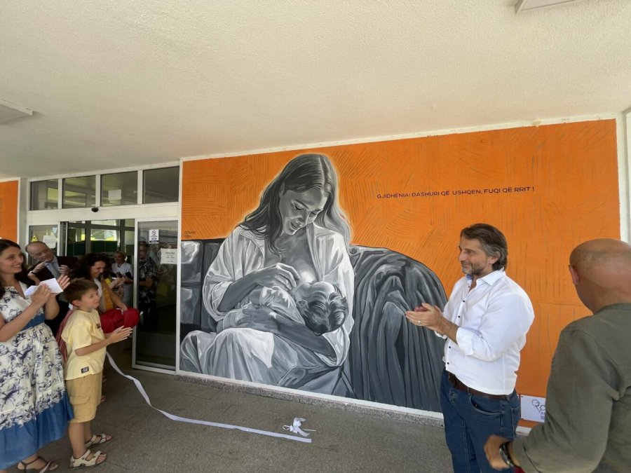 Prishtina promovon gjidhënien me mural në qendër të qytetit