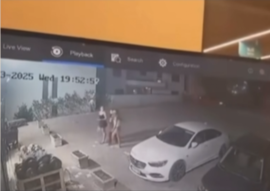 Tri vajza shpëtojnë mrekullisht pas përplasjes së një gome kamioni në një supermarket në Prishtinë