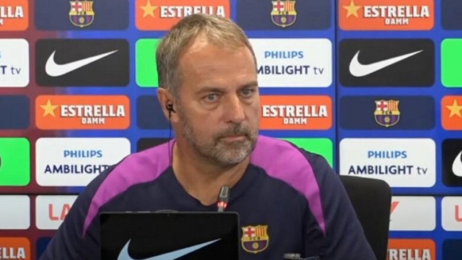 Hansi Flick shpreh hapur pakënaqësinë ndaj drejtuesve të Barcelonës në konferencën për media